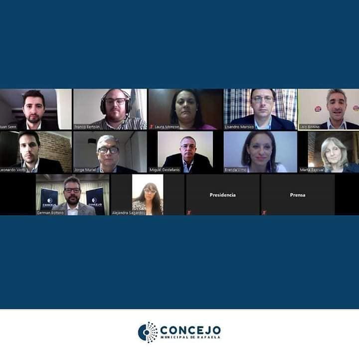 juan senn sesion extraordinaria virtual concejo rafaela 2