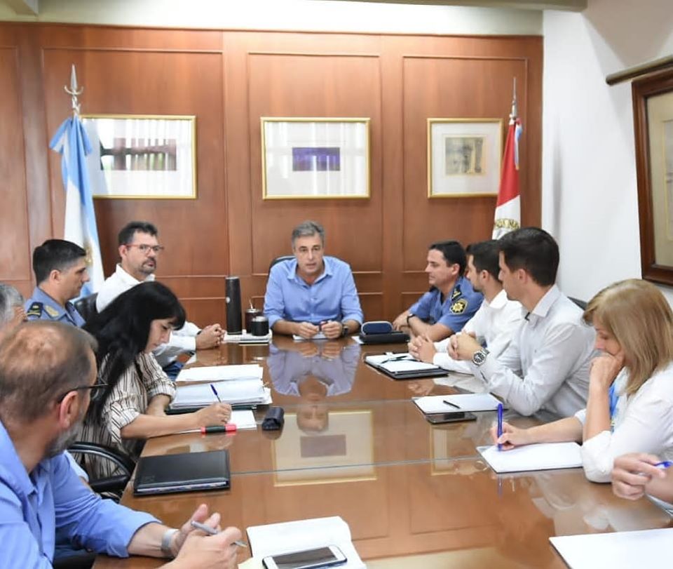 juan senn luis castellano hernan ferrero reunion por inseguridad en rafaela