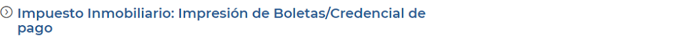 IMPUESTO INMOBILIARIO