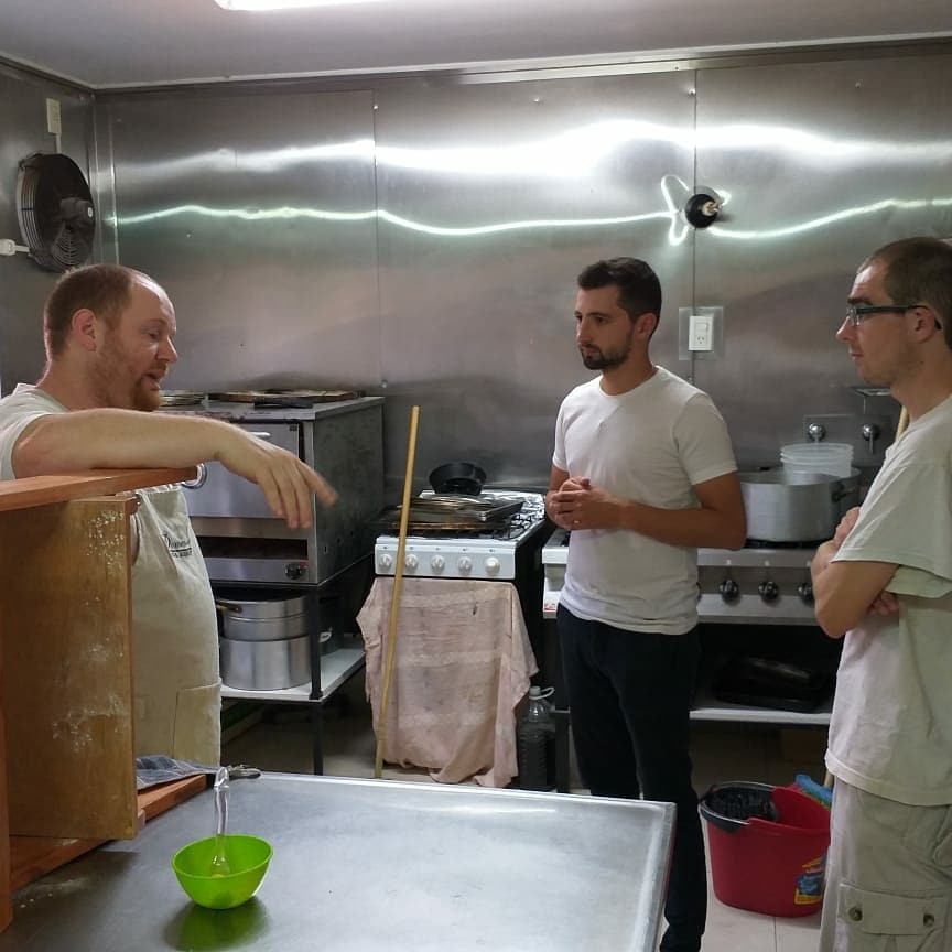 juan senn y domenico pastas con nicolas dominguez