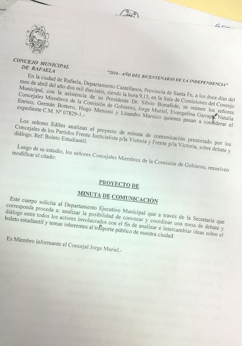 ordenanza boleto gratuito