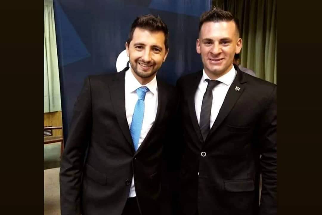 juan senn y nahuel aimar en concejo mmunicipal de rafaela