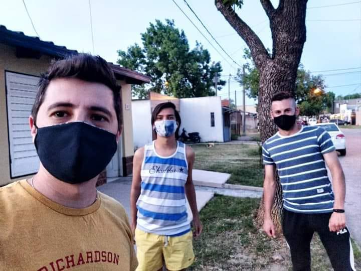 juan senn nahuel aimar barrio Guemes